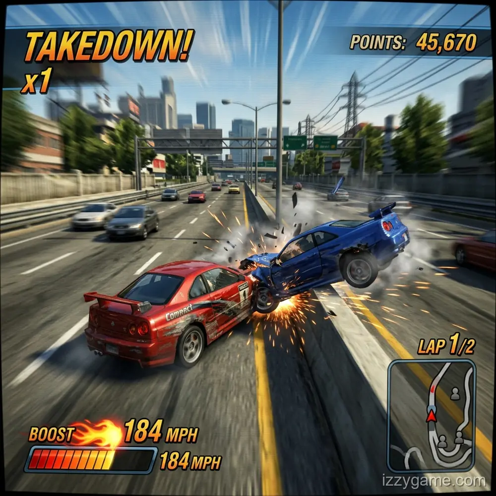 Burnout 3 Takedown Gameplay